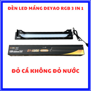 Đèn LED Máng DEYAO DYA-200-800, Led RGB 3 in 1 - Đỏ cá đỏ cây không đỏ nước, lên màu cá sắc nét