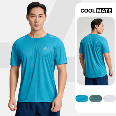 [MUA 2 GIẢM 5%]Áo Thun TShirt thể thao nam chạy bộ Running Essentials siêu nhẹ, nhanh khô, thoáng mát Coolmate