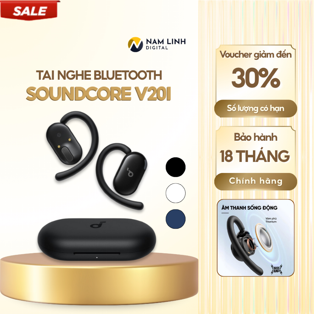 Tai nghe bluetooth Open-Ear Soundcore V20i
