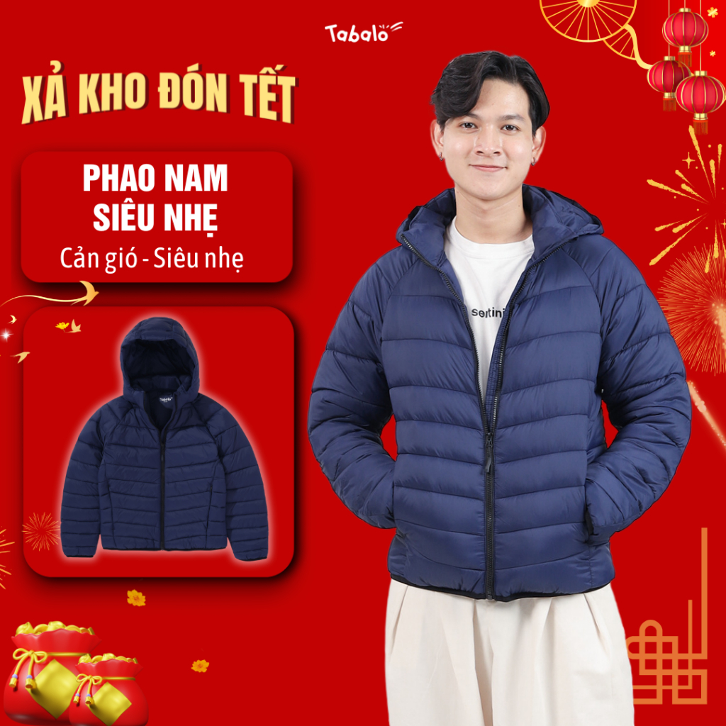 Áo Phao Nam Tabalo Light Down Jacket - Bông Trần, Giữ Ấm Chống Thấm, Siêu Nhẹ