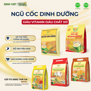 Ngũ Cốc Dinh Dưỡng Sing Việt Các Loại Bổ Sung Dinh Dưỡng Phù Hợp Với Mọi Người Bịch 500G