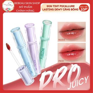 Son Tint Bóng Focallure Lasting Dewy Lipcream FAL22 Siêu Căng Bóng Mọng Nước Lâu Trôi 2g
