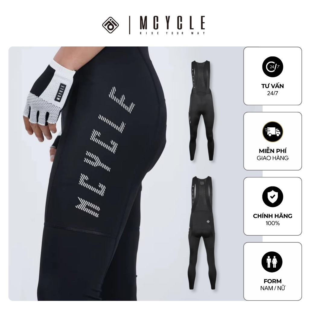 Quần yếm dài nam nữ  MK071 chính hãng MCYCLE