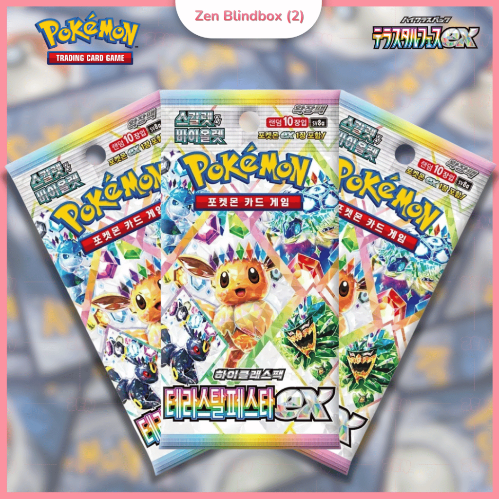 [CHÍNH HÃNG JP] Gói Thẻ Bài TCG Pokémon Card Game Scarlet & Violet Pack "Terastal Festival ex" SV8A