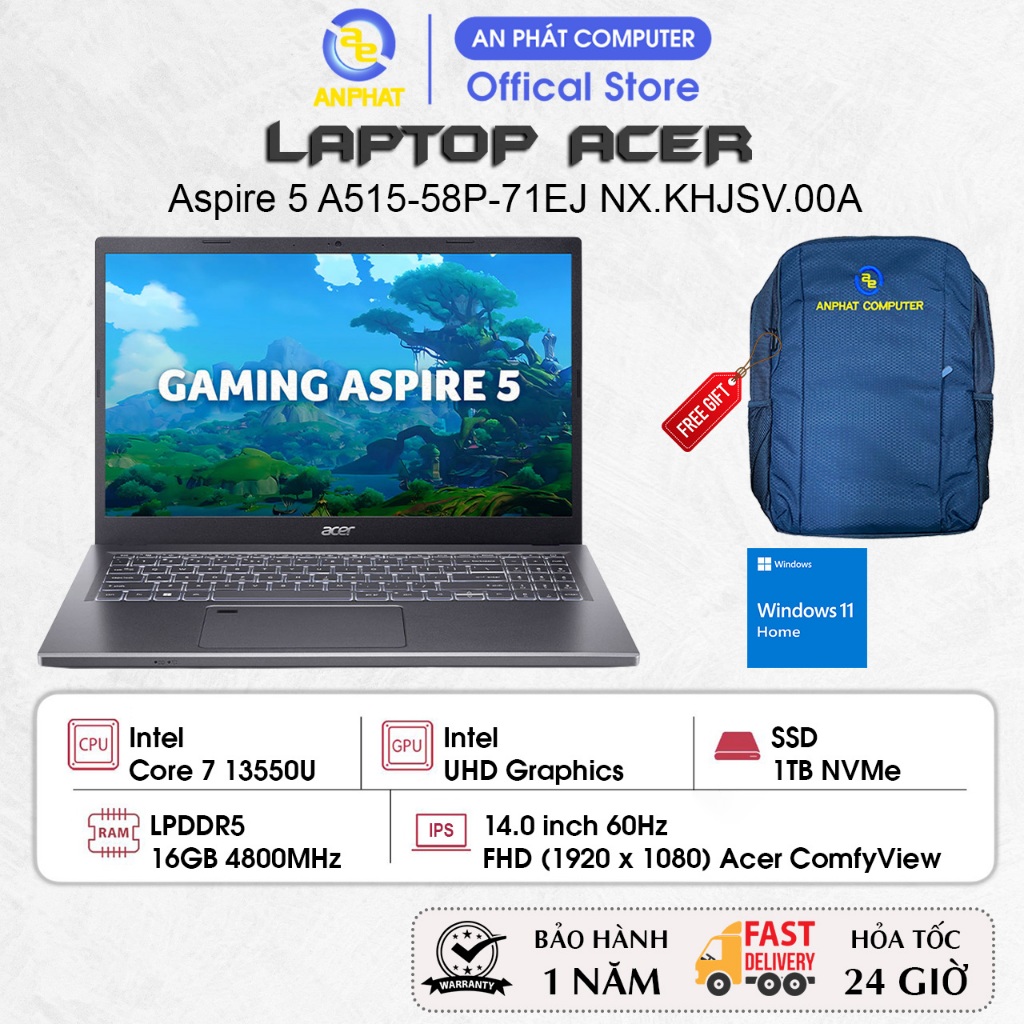 Gợi ý 6 mẫu laptop Acer Aspire 5 đáng mua nhất hiện nay
