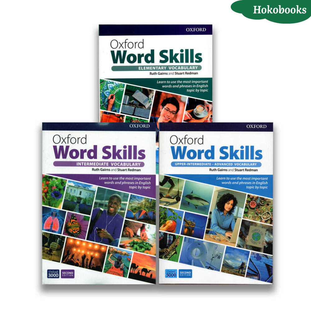 Sách - Oxford Word Skills 2nd Edition - Elementary/ Intermediate/ Upper-Advanced - Bản in màu laser 