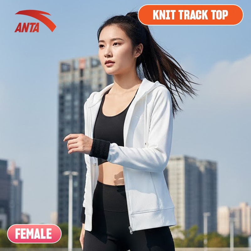 ANTA Nữ Training Áo Thể Thao Knitted Track Top 1625A7727
