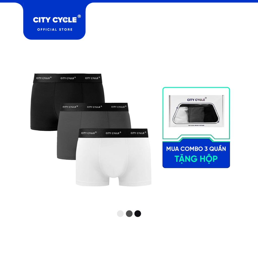 Quần sịp nam Boxer Rocket Local Brand chất cotton kháng khuẩn City Cycle