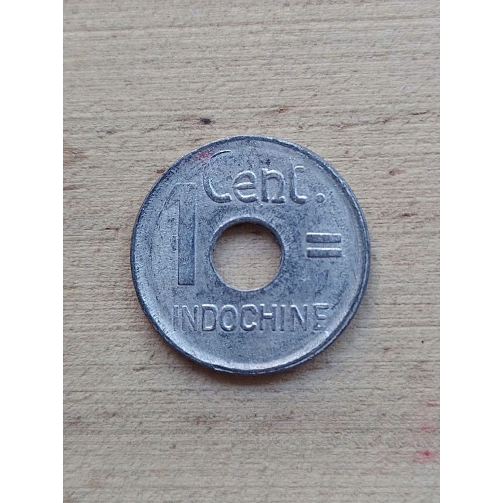 Sưu tầm 1 xu 1 Cent Đông Dương (Indochine) 1943