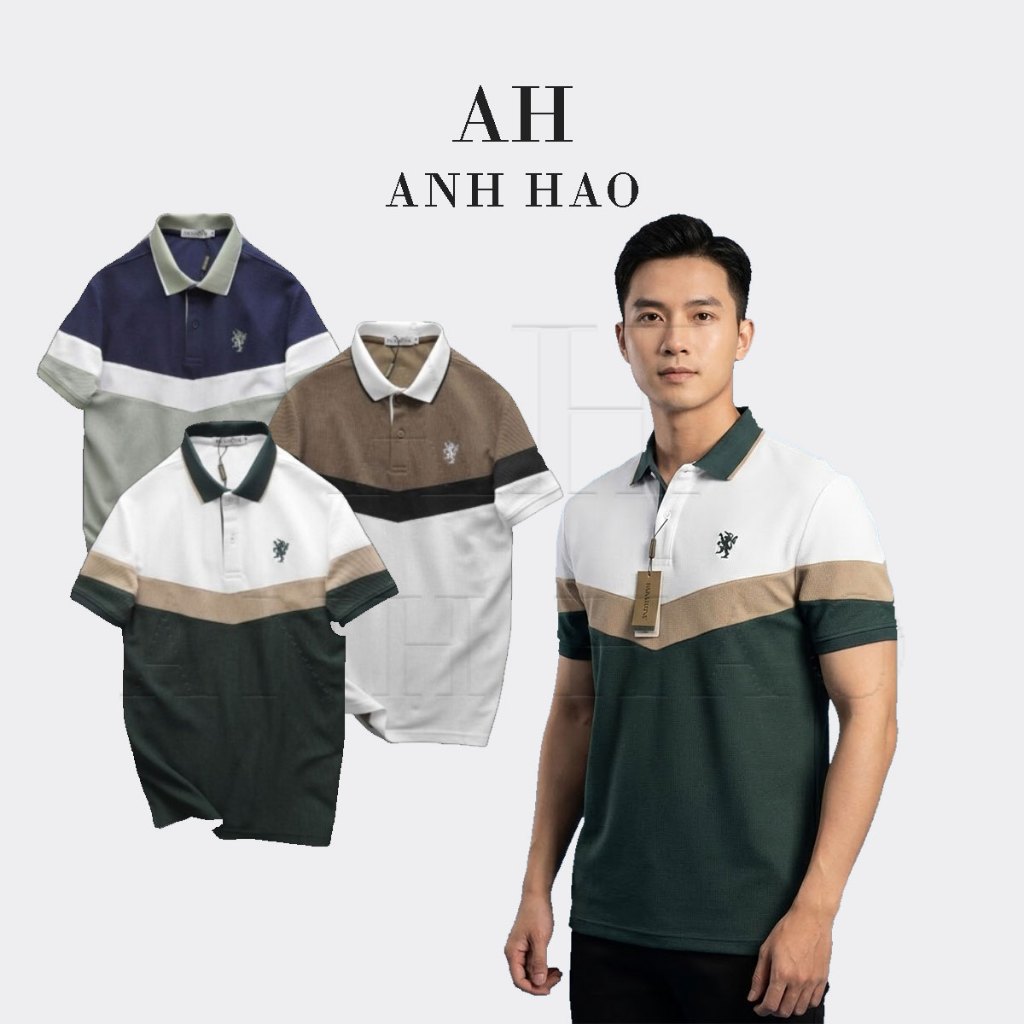 Áo POLO nam vải cá sấu vảy cá, thoáng mát, sang trọng, cao cấp - POLO UNICORN | AH STUDIO