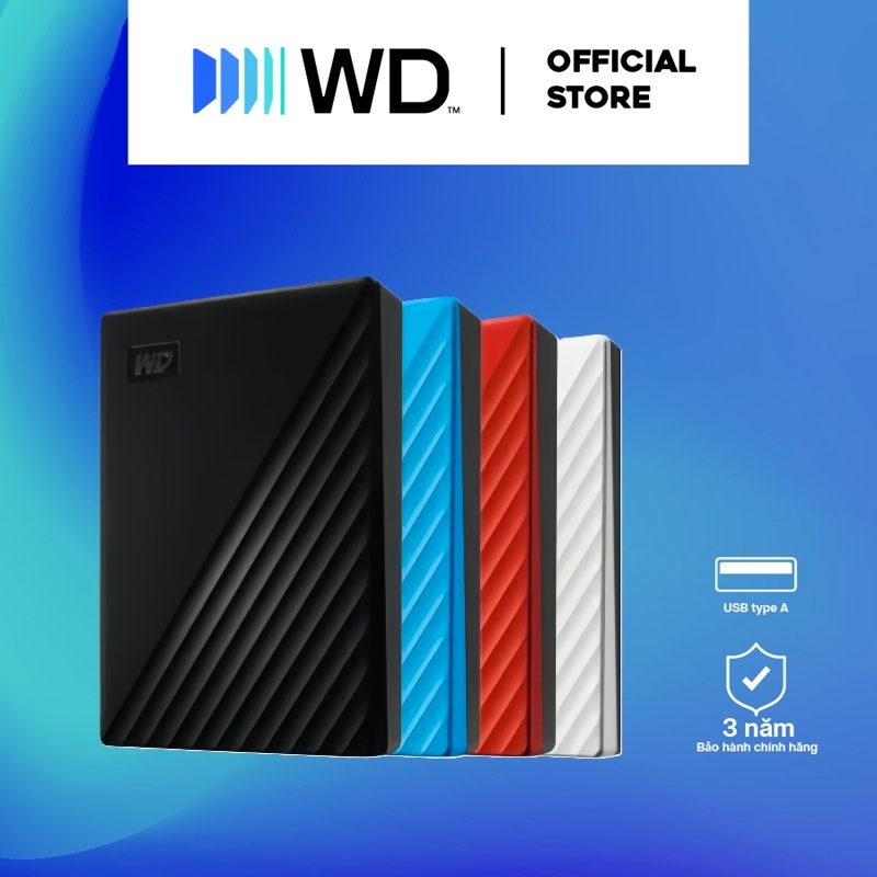 Ổ cứng di động Western Digital WD My Passport 2.5'' USB 3.2 1TB
