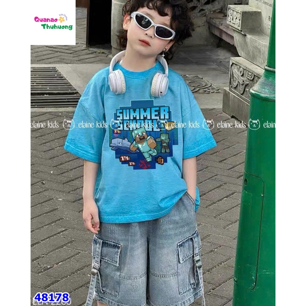 Bộ Elaine xanh dương Minecraft