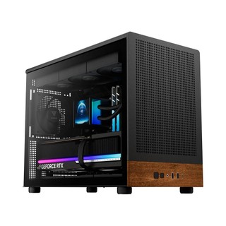Case máy tính Gamdias ATHENA M4M WOOD Black NEW BH 12T