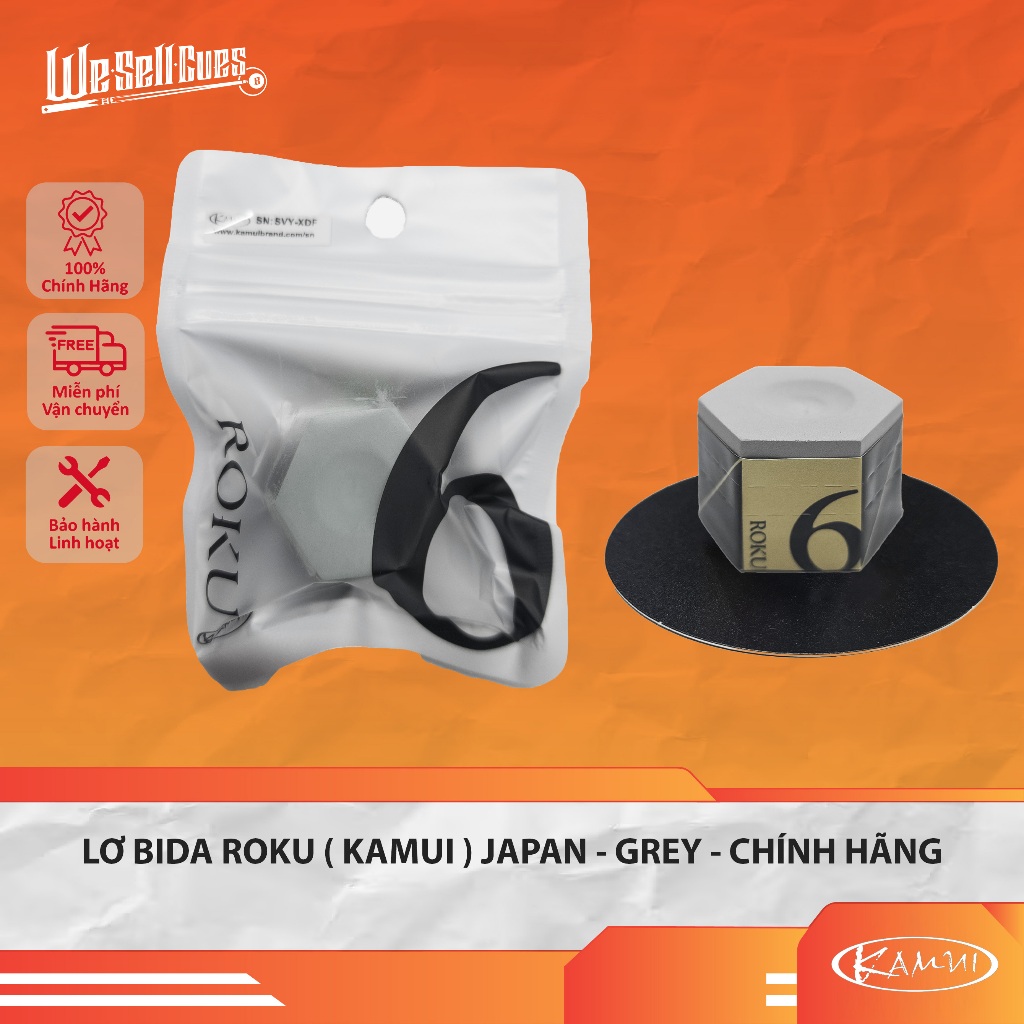 Lơ Bida Kamui Roku Xám - Chính Hãng