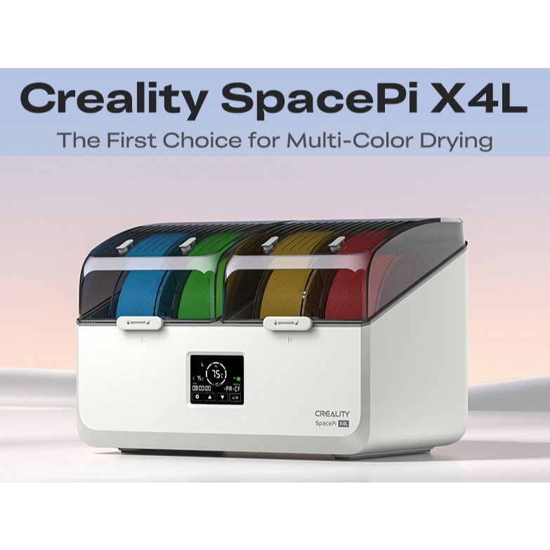 Máy sấy sợi nhựa FDM Creality SpacePi X4L Filament Dryer loại 4 cuộn 75°C