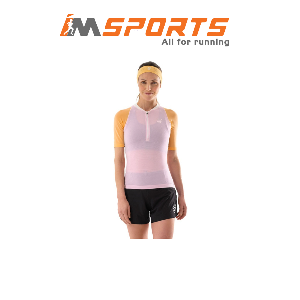 Áo Chạy Địa Hình Nữ Compressport Trail Postural SS Top Women Chính Hãng - IMSPorts