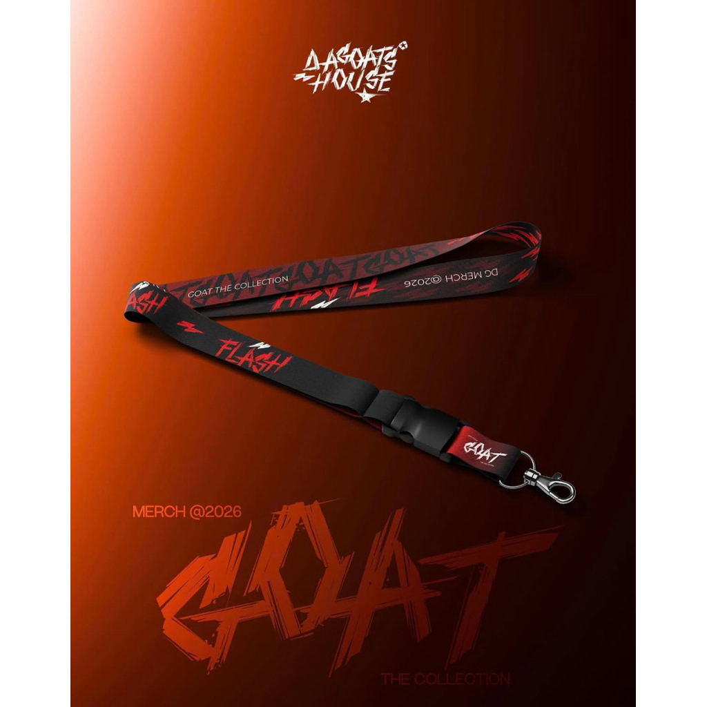 Lanyard FLASH RHYDER 2026- Proud to be a Flash chính hãng của DG House