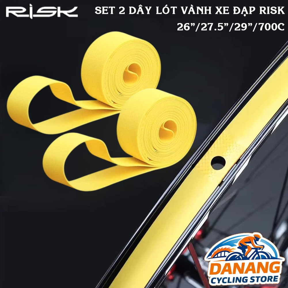 Set 2 Dây Lót Vành Niềng Xe Đạp Rim Tape – 26 / 27.5 / 29 / 700C - Nhãn hiệu RISK