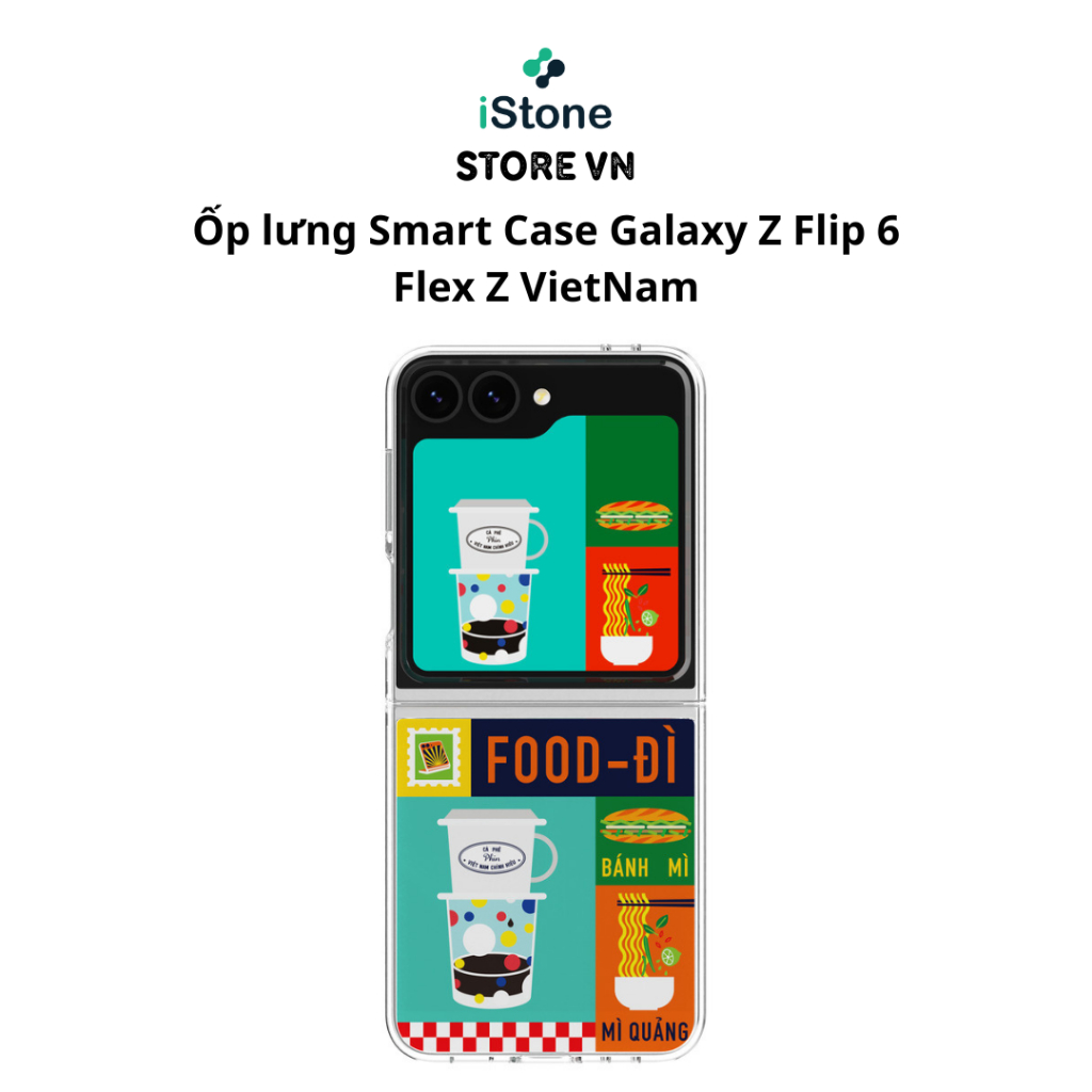 (Hàng Chính Hãng) - Ốp lưng Smart Case Galaxy Z Flip 6 Flex Z VietNam