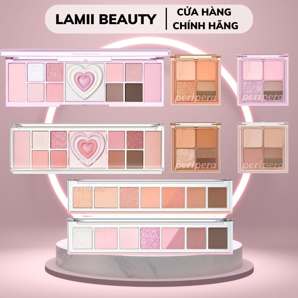 PHẤN MẮT PERIPERA INK POCKET SHADOW PALETTE/Phấn mắt Peripera all take mood Ink Pocket Shadow - LAMI
