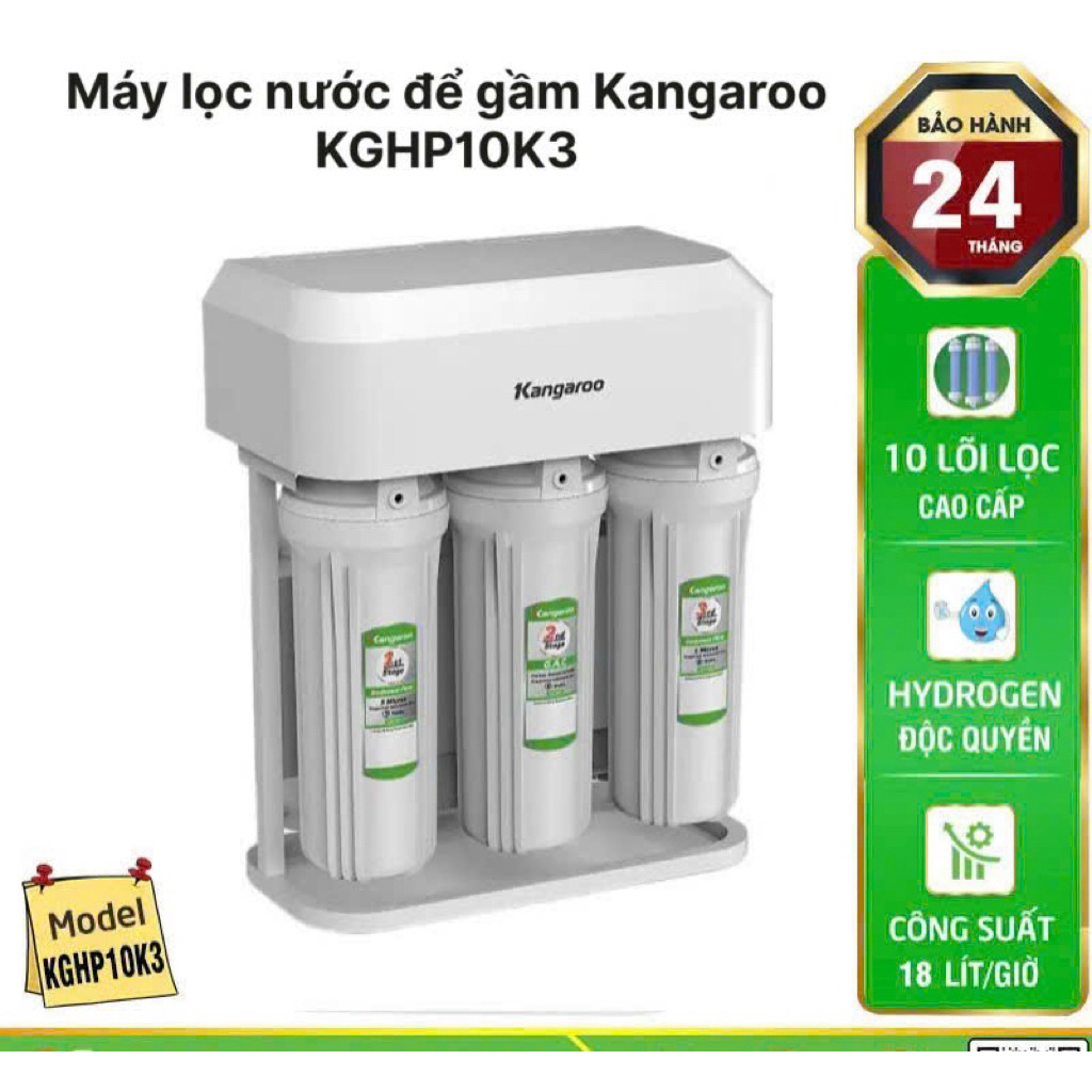 Máy lọc nước để gầm Kangaroo Hydrogen KGHP10K3