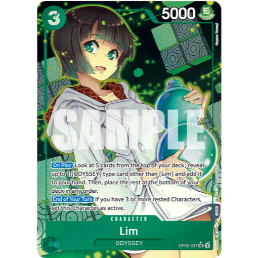 [Thẻ bài OnePiece] OP09-037 | SR | CHARACTER Lim (Alternate Art)