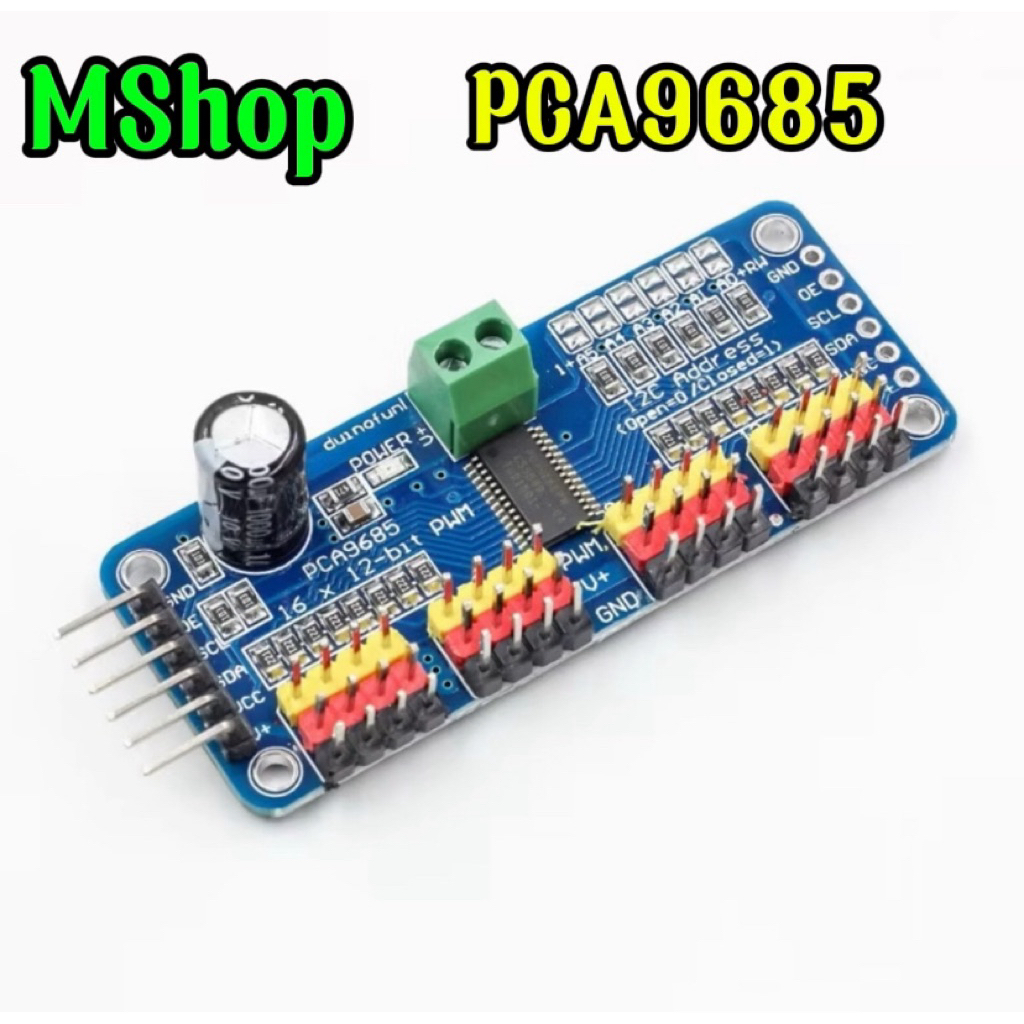 [C.Thơ] Mạch điều khiển servo PCA9685 16 kênh
