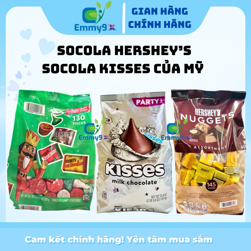Socola Hershey's/Socola Kisses/Socola Mr.Beats của Mỹ