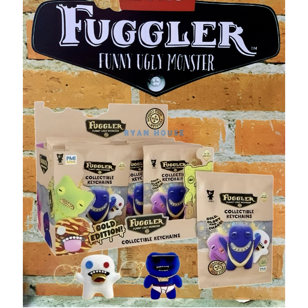 [TÚI 1 CON] Blindpack móc khoá Fuggler Funny Ugly Monster v3 Gold - Móc khoá treo túi dễ thương làm 