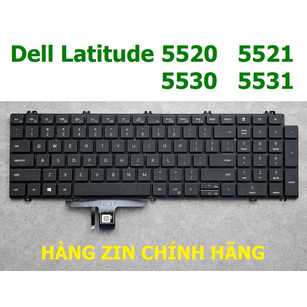 Bàn phím laptop Dell Latitude 5520  5521  5530  5531  Keyboard laptop Dell Latitude 5520  5521  5530