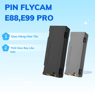 Mới 2026, Pin/Phụ KiệnFlycam 3.7v, Bin Dung Lượng 1800mah chuyên dụng cho drone E88, E88Pro,E99 E99Pro