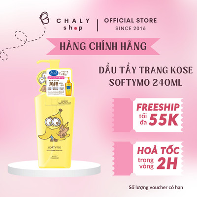 Dầu tẩy trang dưỡng da Softymo Deep Cleansing Oil Kose 240ml Nhật Bản