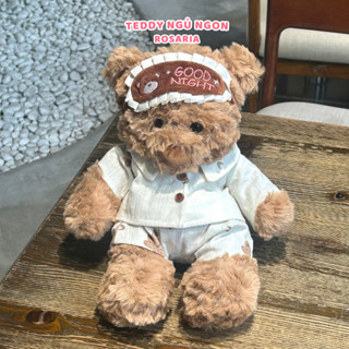 Gấu bông Ryan mặc Pyjama cao cấp, Teddy mặc đồ ngủ làm quà tặng đáng yêu