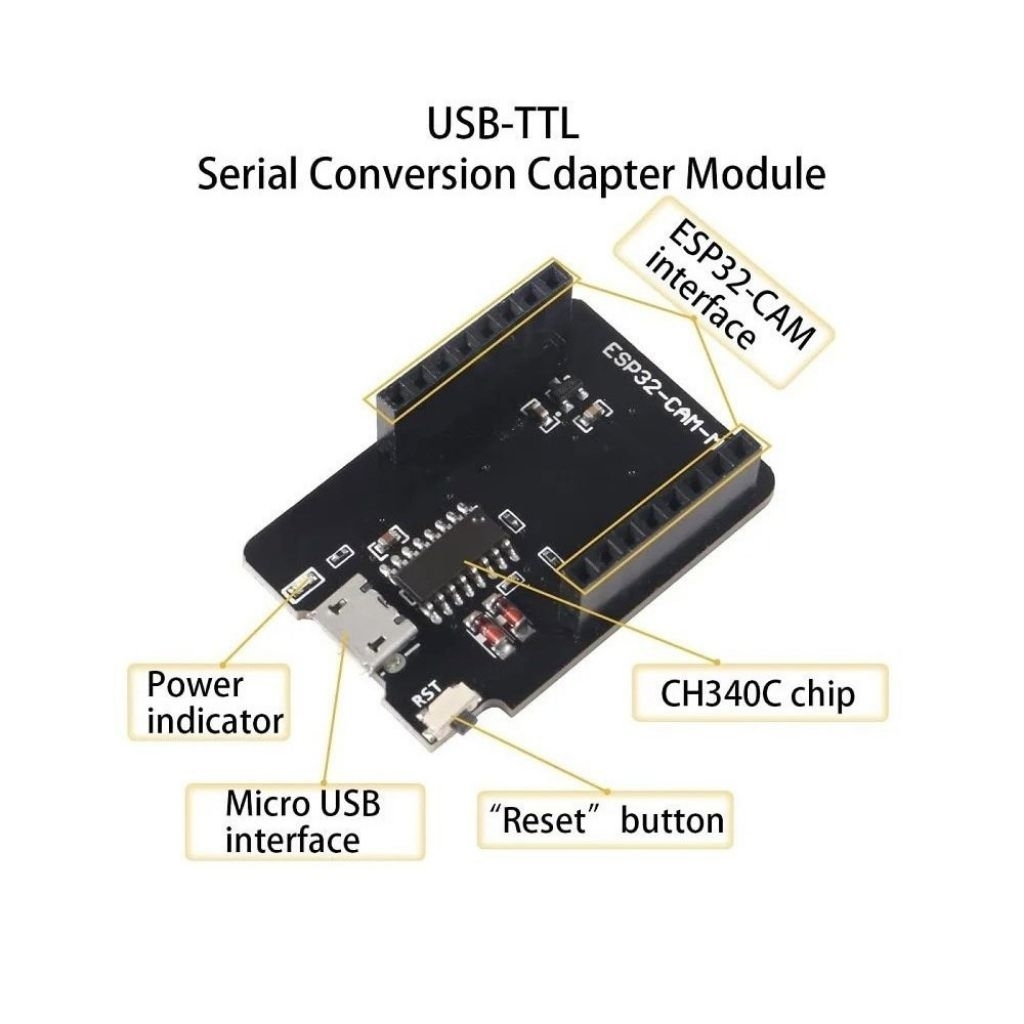 Đế nạp trực tiếp ESP32 CAM -HT114