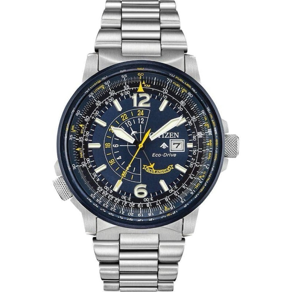 [Chính Hãng 100%] Đồng Hồ Nam Citizen ECO-DRIVE BJ7006-56L Máy Eco-Drive Kính Khoáng Siz 44mm Fullbo