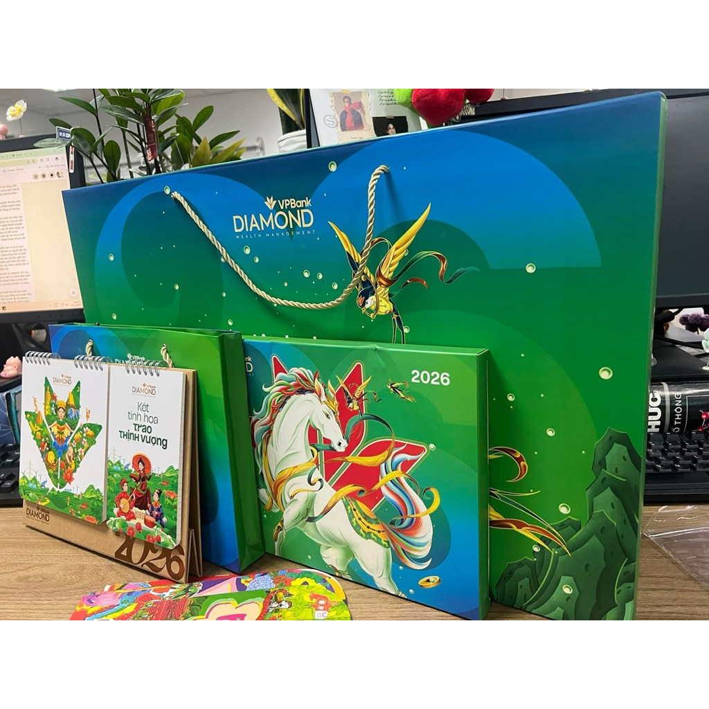 lịch để bàn Vpbank