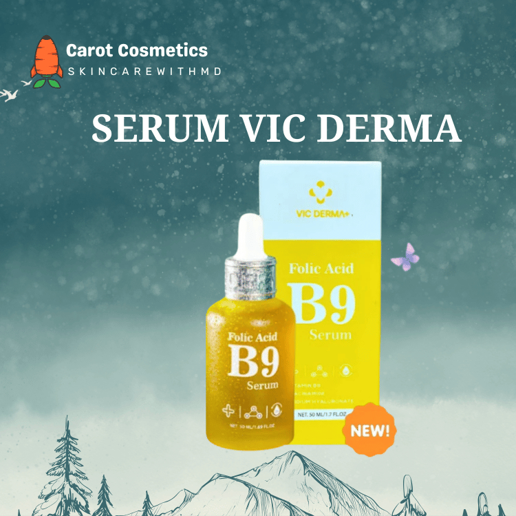 Serum B9 Vic Derma phục hồi, cấp ẩm da 50ml