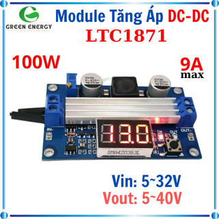 Module Tăng Áp Boost XL6009 XH-M411 LTC1871 Có Hiển Thị Led