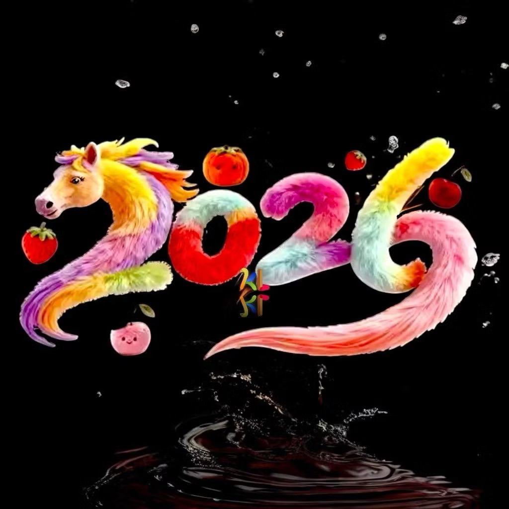 Decal TẾT 2026 3D hình ngựa , dán cửa kính không keo, không để lại vết fls