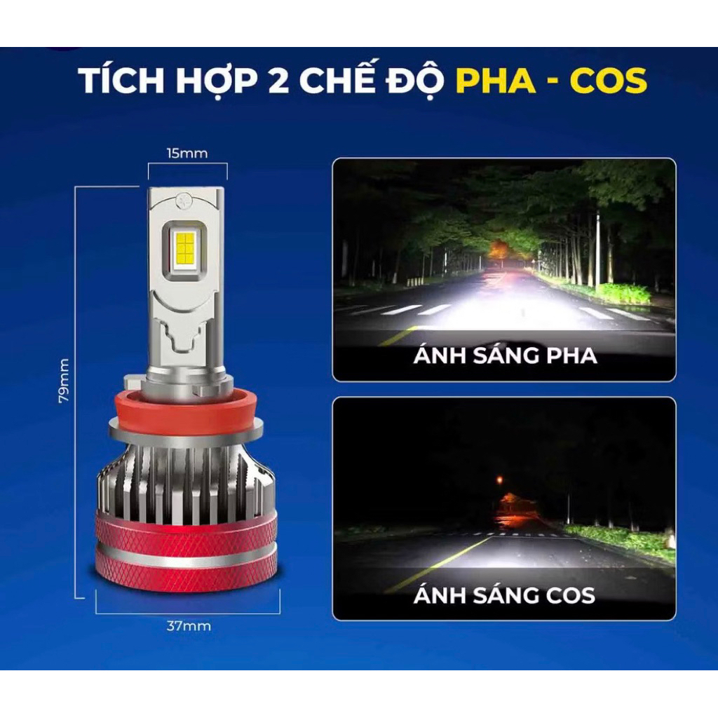 Bóng led vision X8 70W,90W