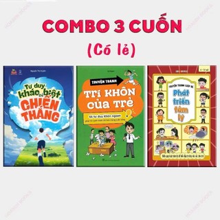 Sách - Combo 3 Cuốn: Tư Duy Khác Biệt Để Chiến Thắng + Trí Khôn Của Trẻ + Giúp Bé Phát Triển Tâm Lý(TSNM)CÓ LẺ