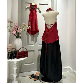 Sét yếm 2 dây + kèm chân váy