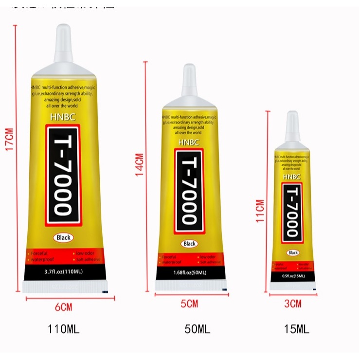 T7000 Keo Dán Màu Đen cho linh kiện điện thoại, máy tính bảng và thiết bị điện tử