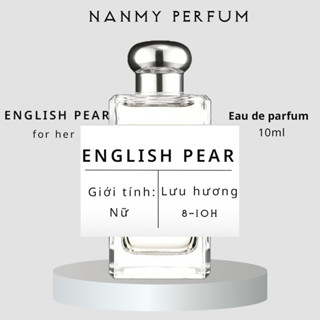 Nước hoa nữ NANMY english pear hương Nhẹ nhàng, Nữ tính