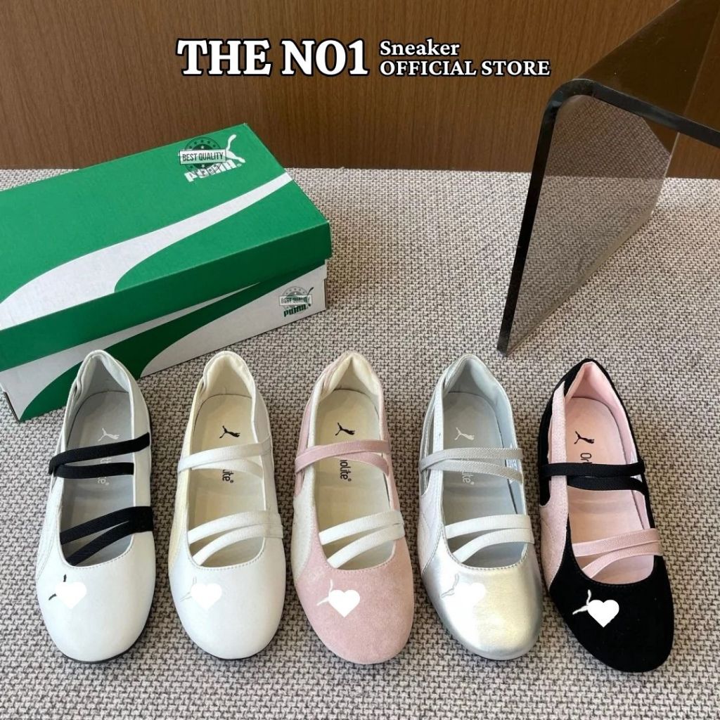 [ The No1 Sneaker ] Giày Sneaker Ballet Nữ – Nhẹ Chân, Dễ Phối Đồ, Đi Học Đi Chơi