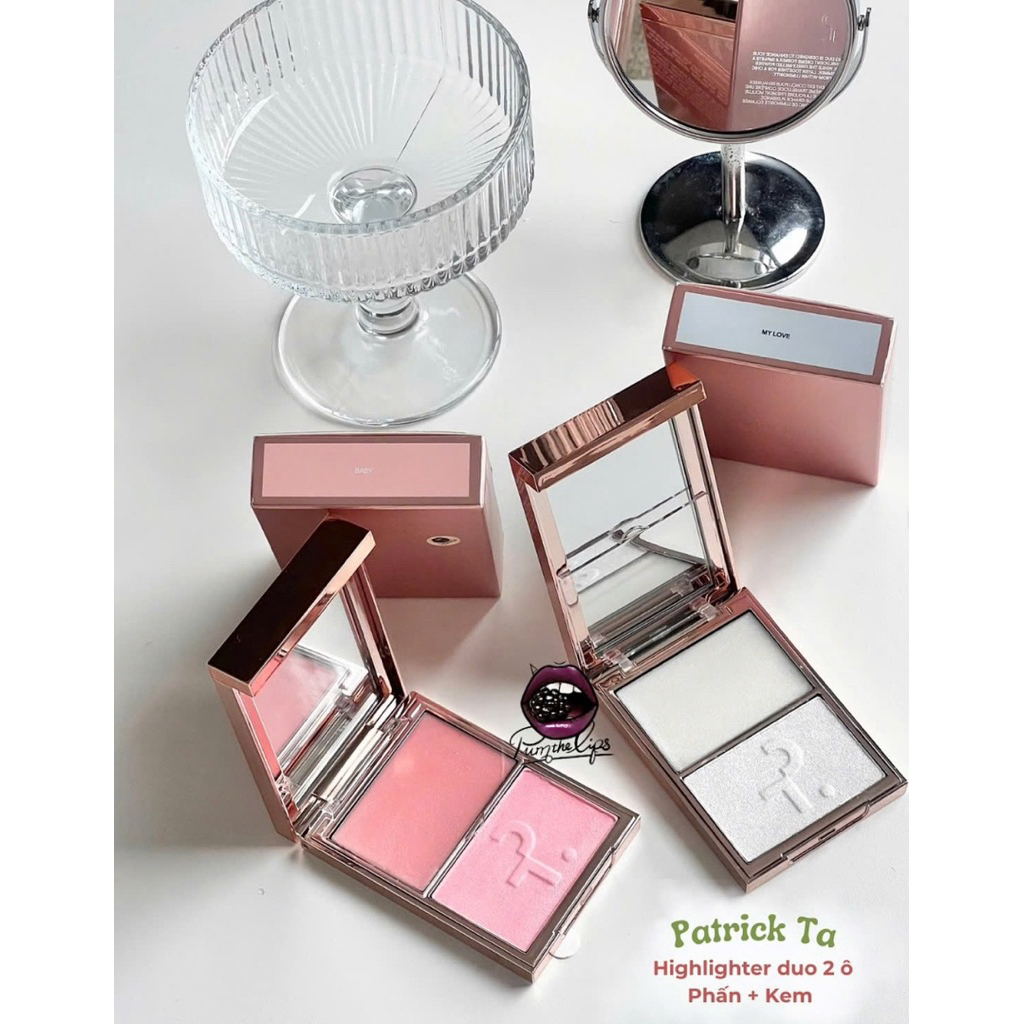 [Hàng chính hãng- Bill US] Phấn highlight bắt sáng Patrick Ta Major Glow Highlighter Duo- dạng kem v