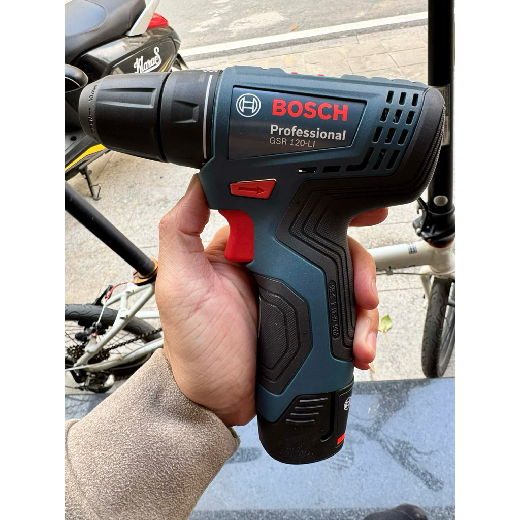 Máy khoan vặn vít dùng pin Bosch GSR 120-LI