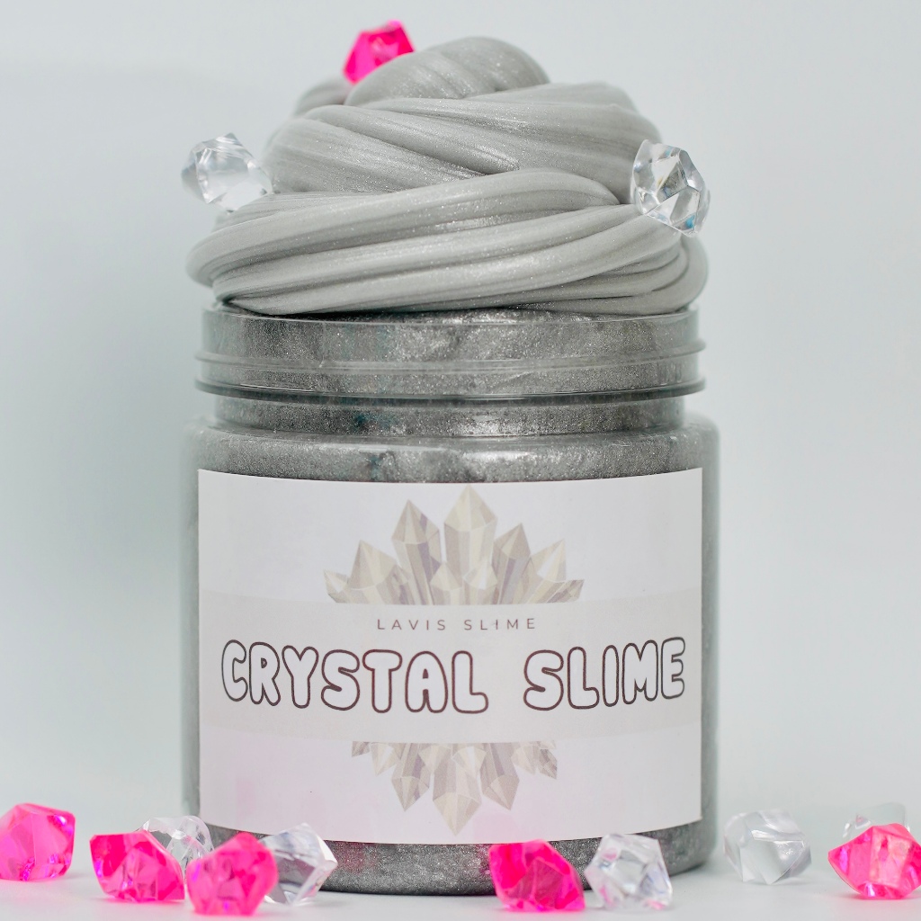 LAVIS SLIME - Crystal Slime (Slam Tinh Thể Pha Lê) Tặng Kèm Hạt Pha Lê