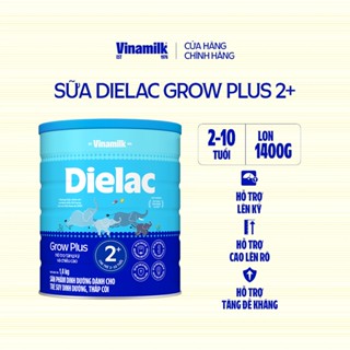 Sữa bột Vinamilk Dielac Grow Plus 2+ - Hộp 1400g