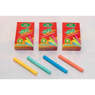 (Set 3h)-Phấn Trắng Mic Không Bụi Hộp/10v Trắng/Màu